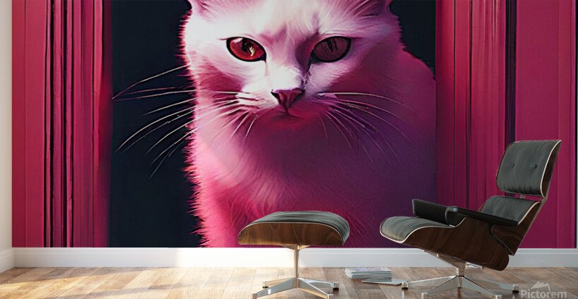 cat in door Wall Murals