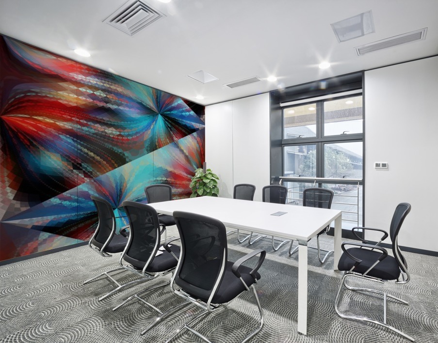 Abstract Fushion Wall Printing