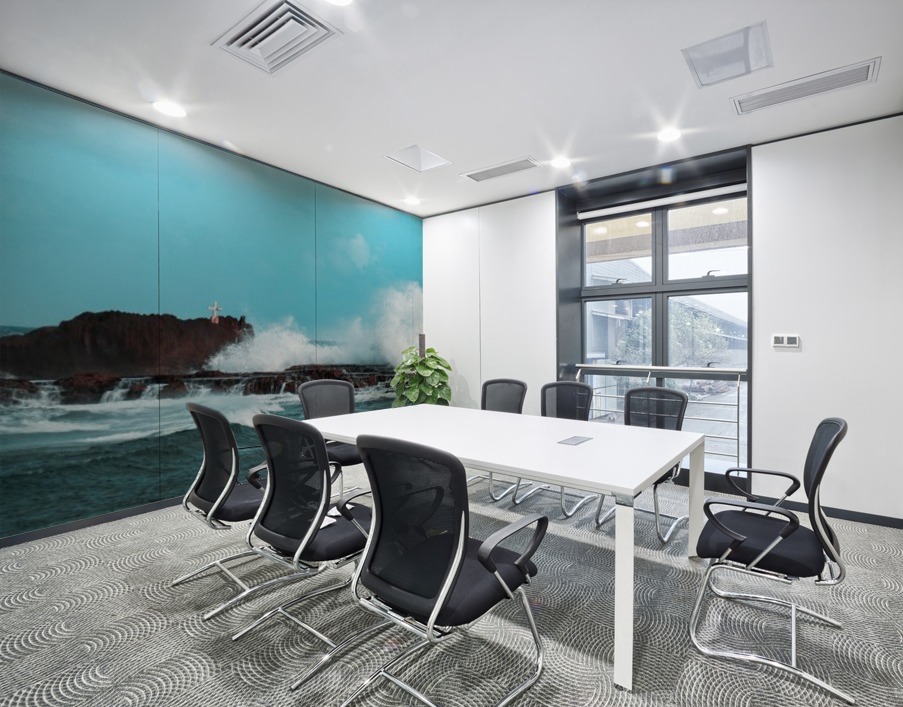 Cross at Sea Wall Printing