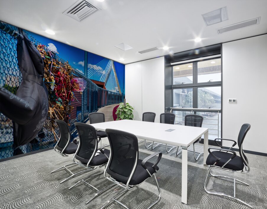 Echoes Along the Bridge Wall Printing