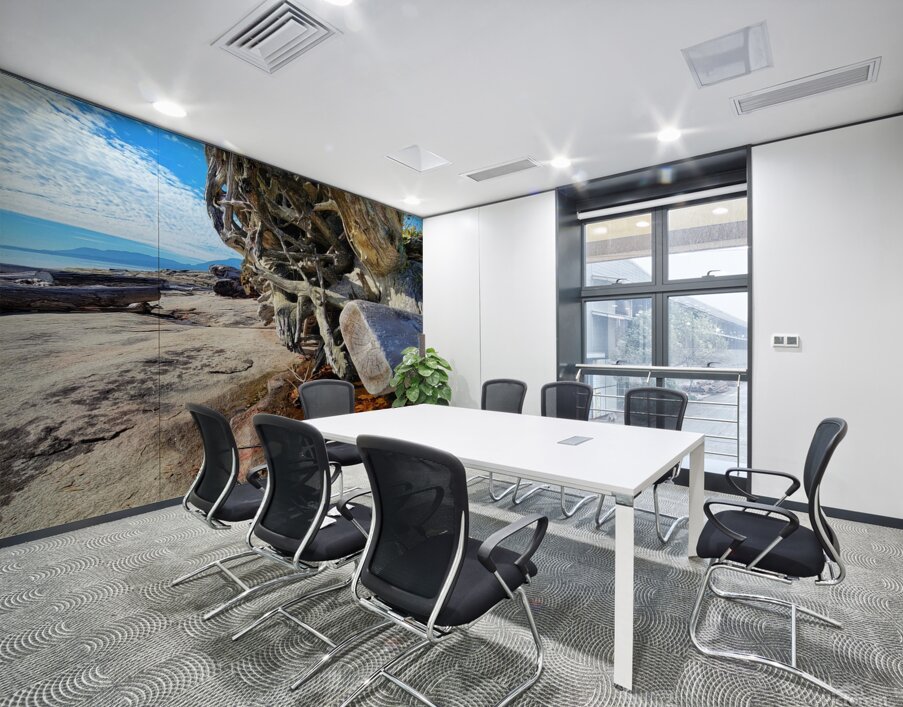 Ocean Leaves Wall Printing