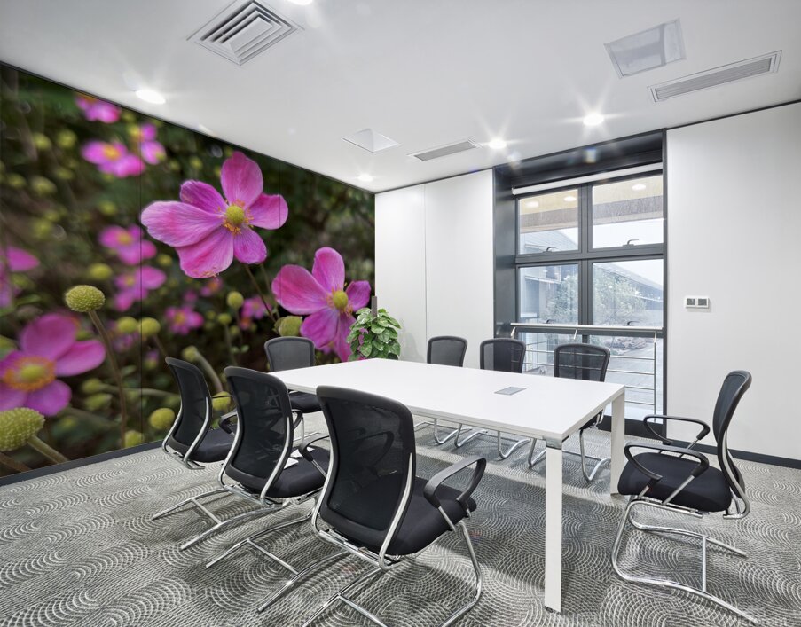 Zinnia Wall Printing