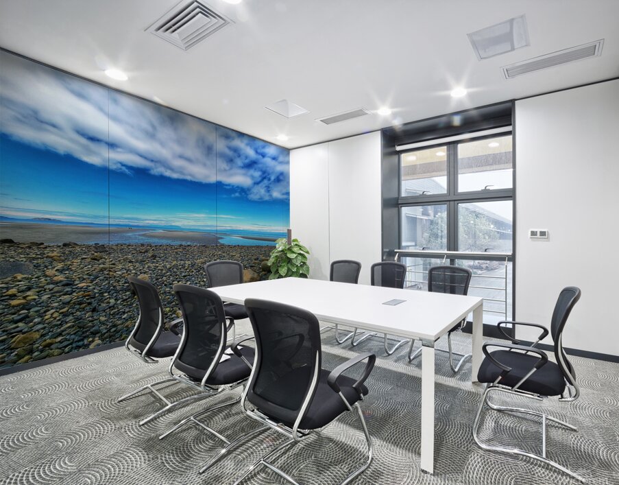 Beach walk out Wall Printing