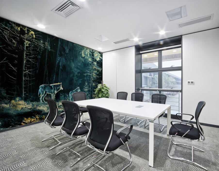 Track Of The Wolf  Wall Printing