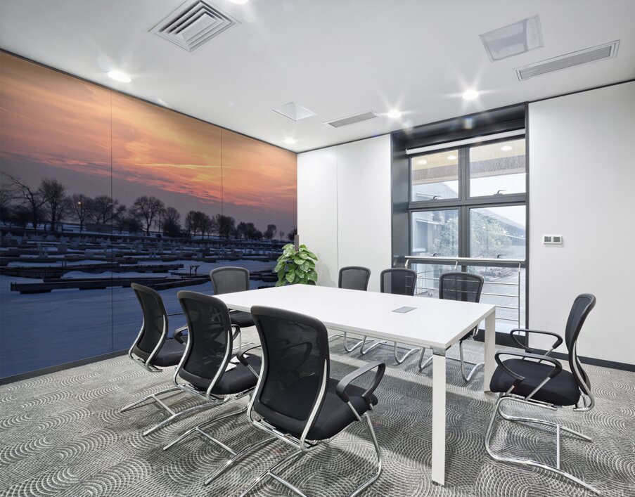 Winter Montrose Harbor Chicago IL Wall Printing