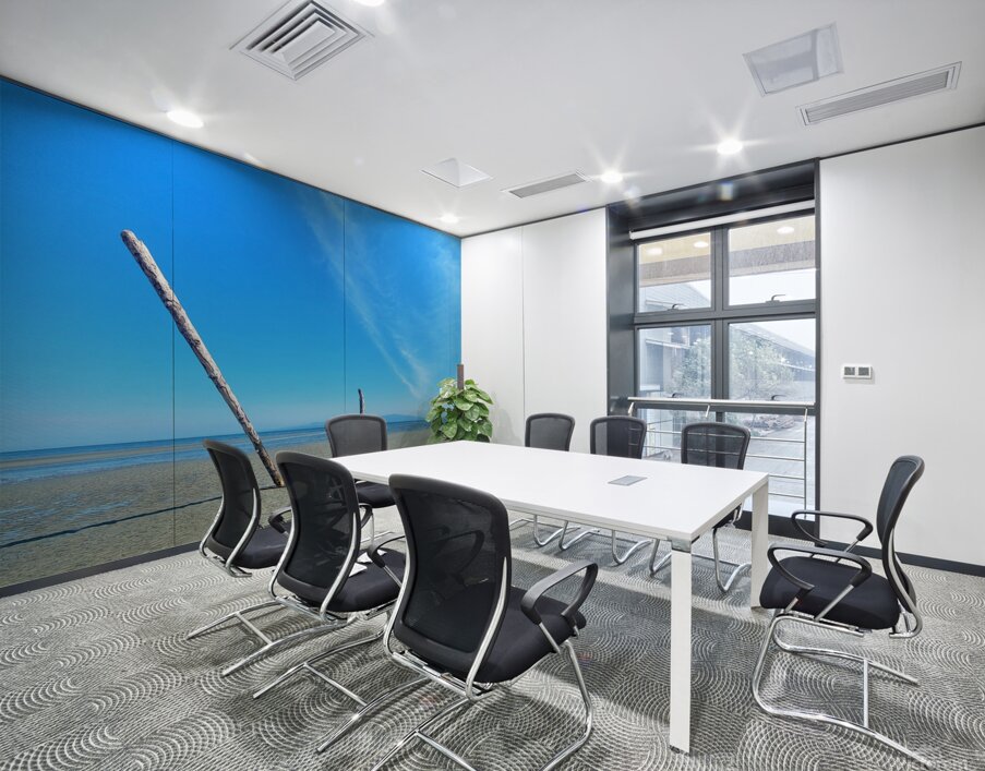 Beach Trees Wall Printing