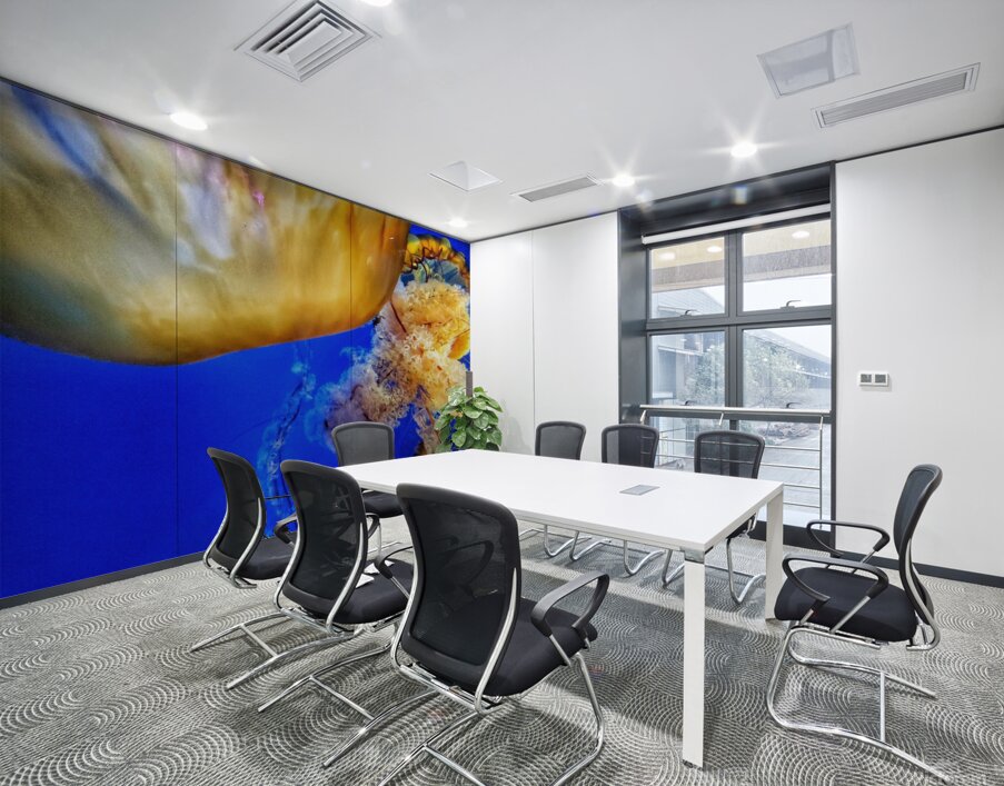 Underwater Jellyfish Wall Printing