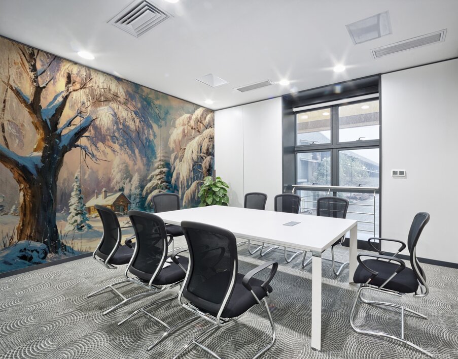 Forest winter landscape Wall Printing