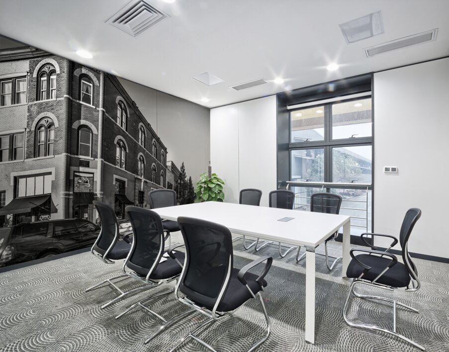 Freibergs Corner Grayscale Wall Printing