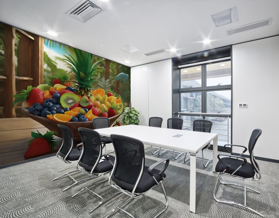 a mouthwatering scene set in a tropical Wall Printing