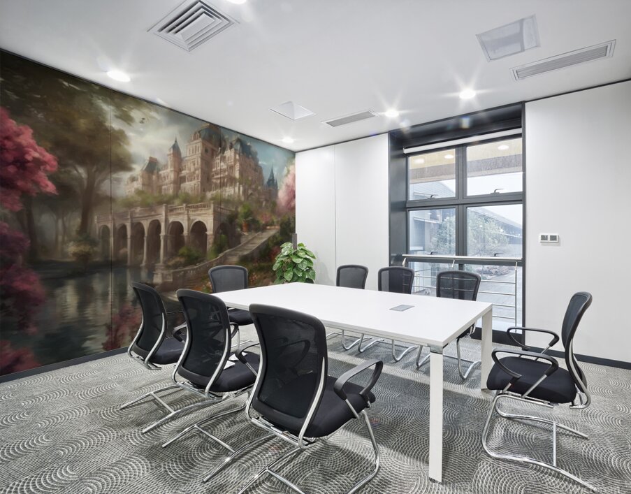 Family mansion Wall Printing