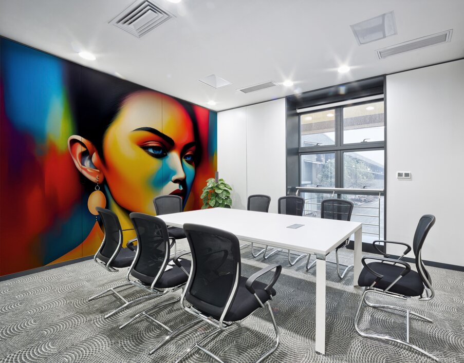 Abstract Lady Picture1091 Wall Printing