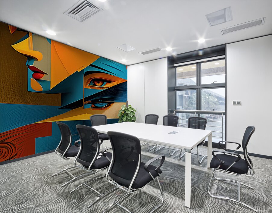 ceometrical abstract Wall Printing