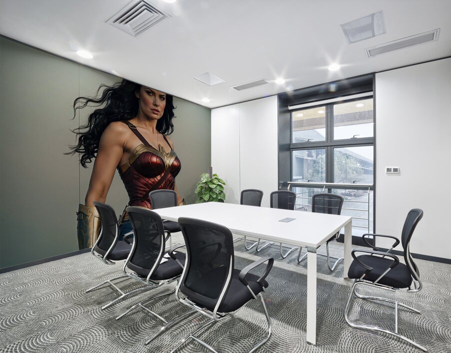 Wonder Woman Wall Printing