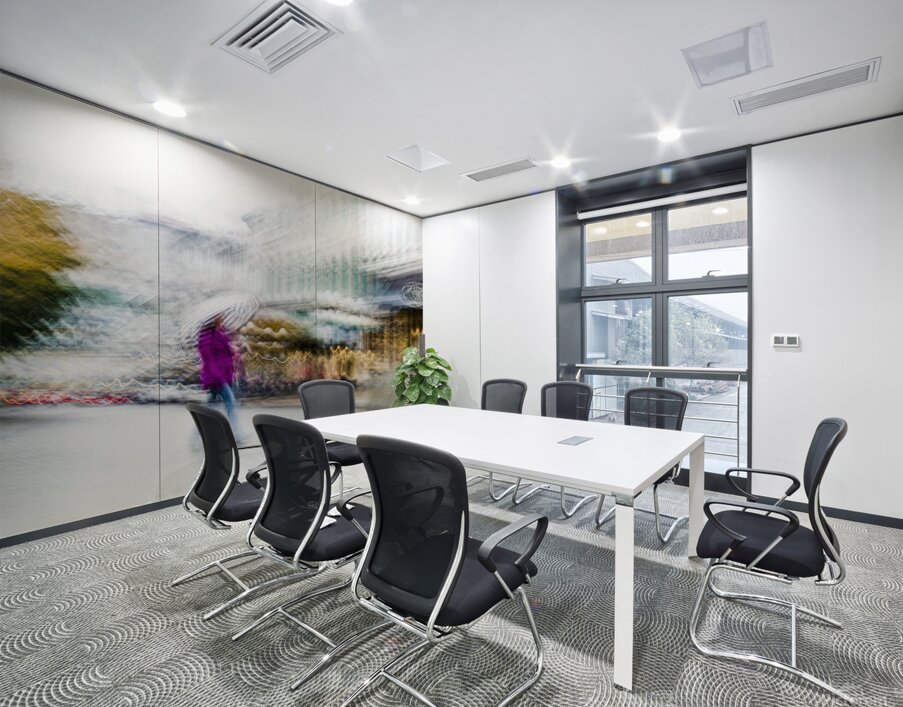 City Slickers Umbrella Wall Printing