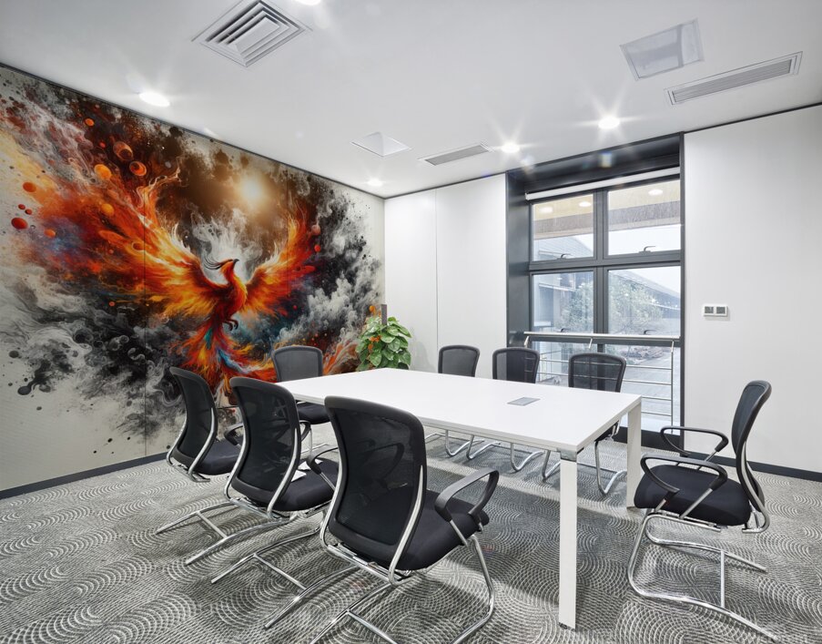 Eternal Rebirth Wall Printing