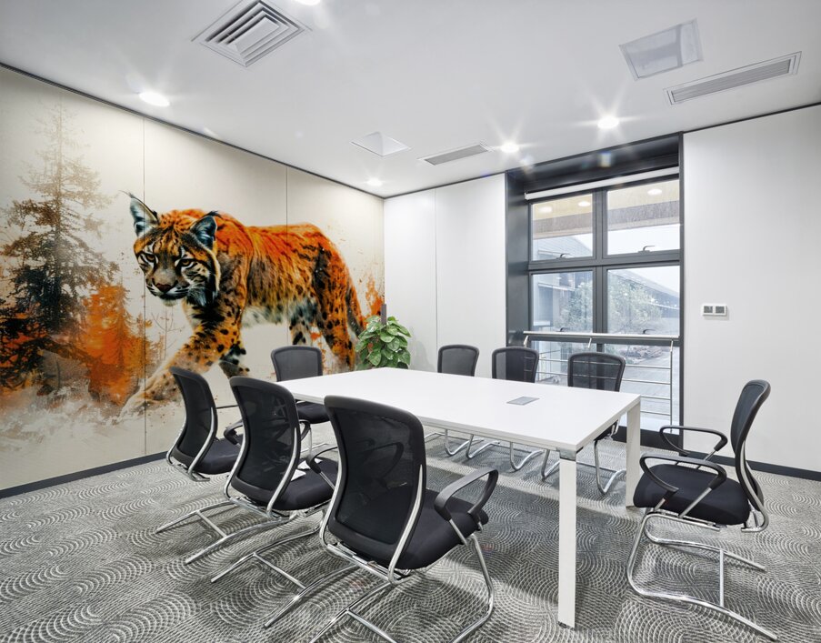 Wild Cat Wall Printing