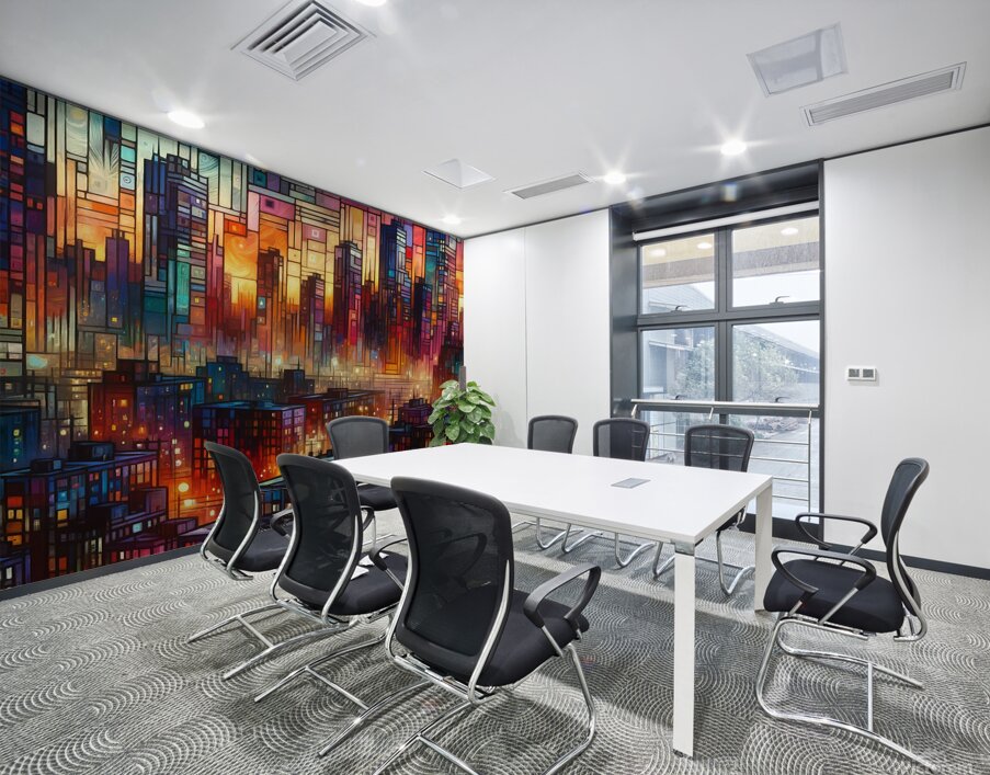 City Lights Alive Wall Printing