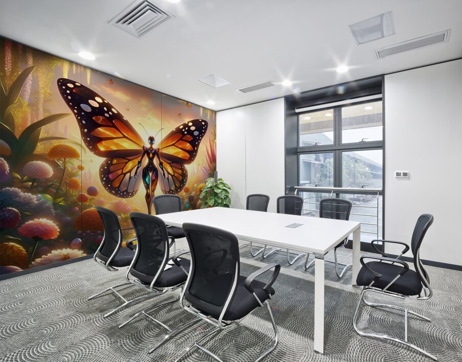  Butterfly connection  Wall Printing