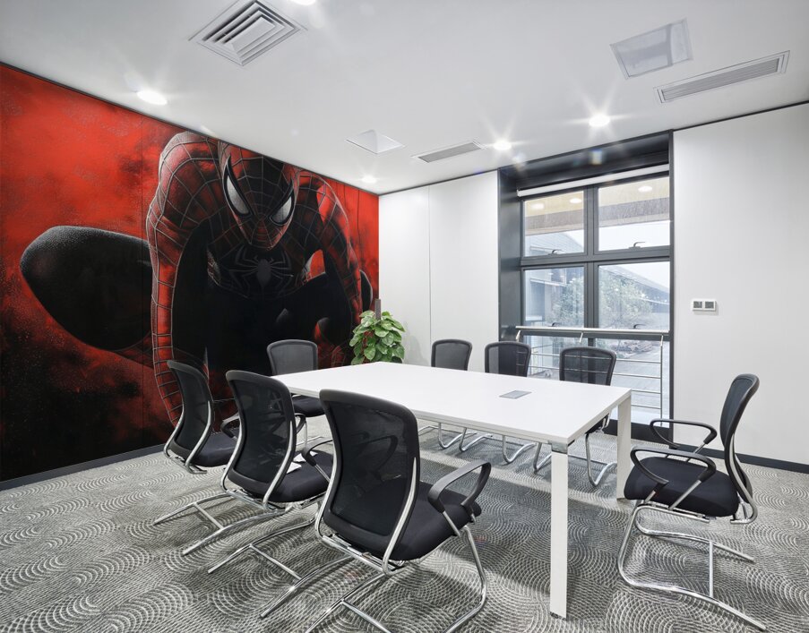 Crimson Crawler Wall Printing