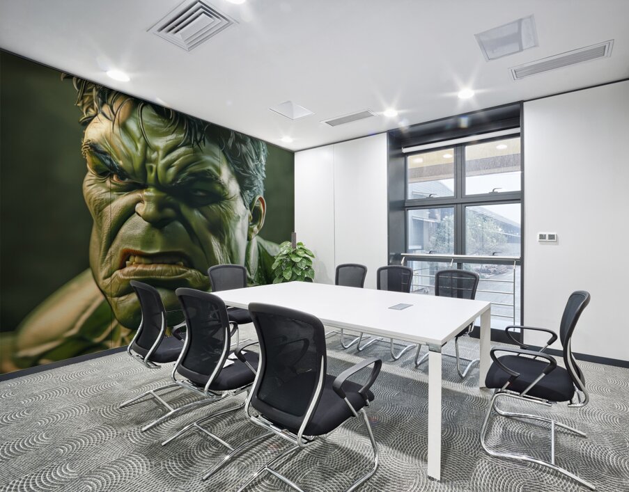 Emerald Fury Wall Printing