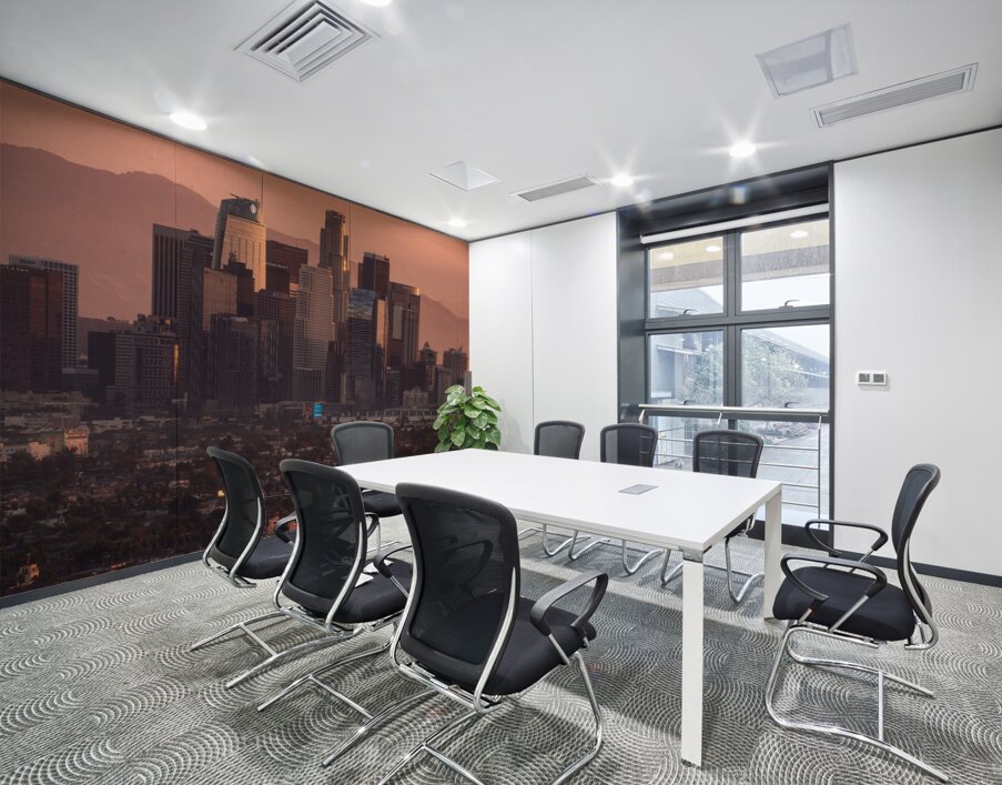 DTLA Los Angeles Skyline at Sunrise Wall Printing