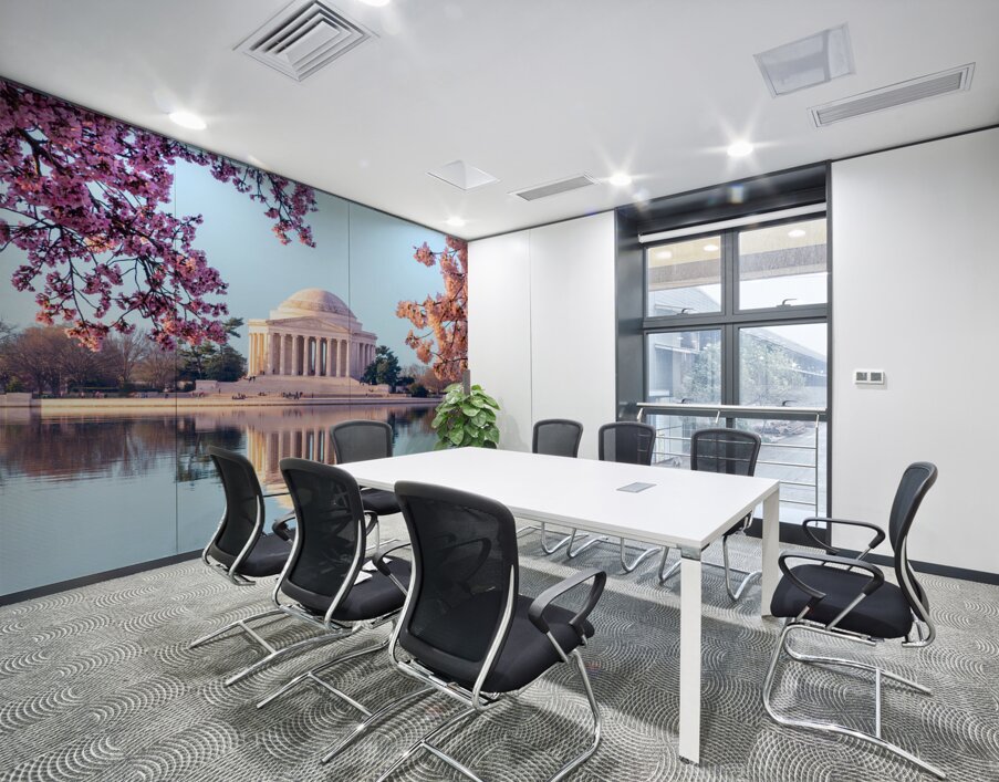 Beautiful early morning Jefferson Memorial Wall Printing