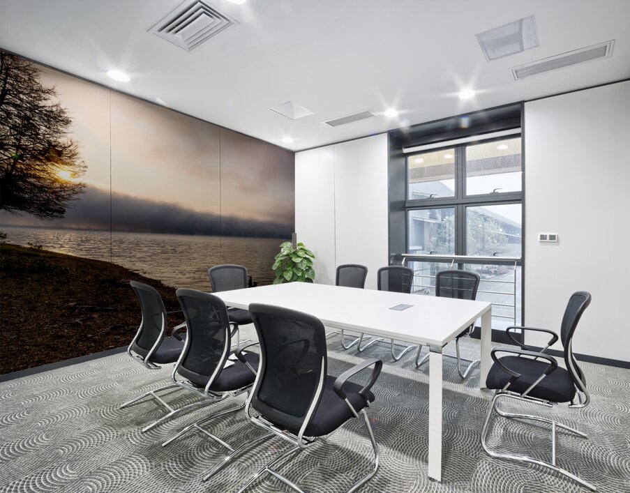 Tree Stump Snap By The Shoreline Wall Printing