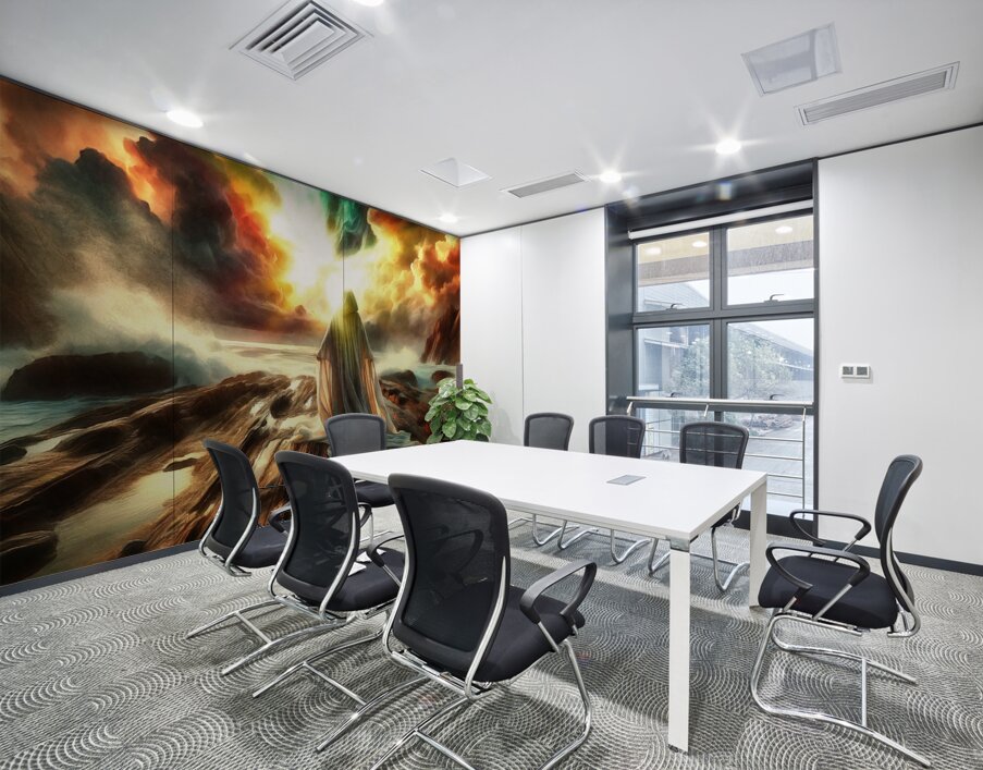 The Pilgrim Series: Sojourner Wall Printing