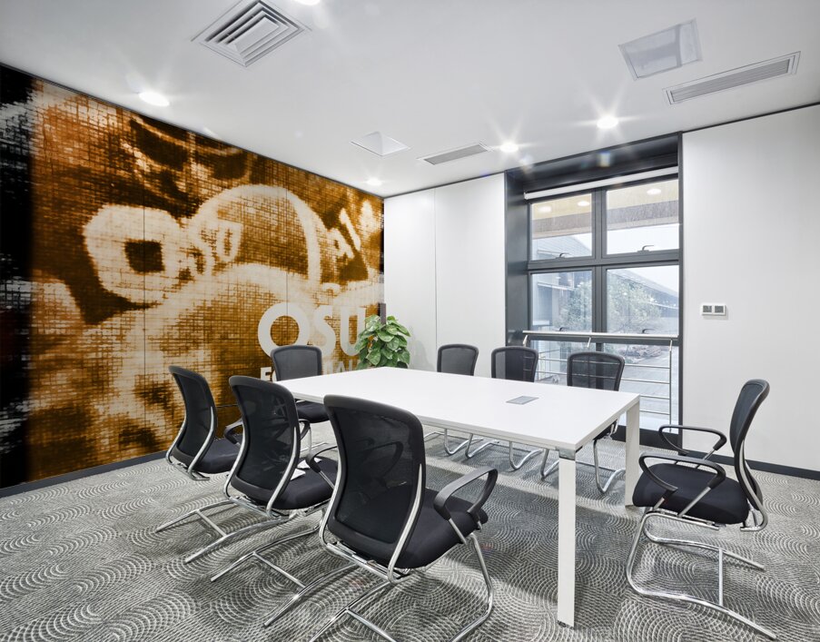 1979 Jimmy Johnson Show OSU Football Ad Wall Printing