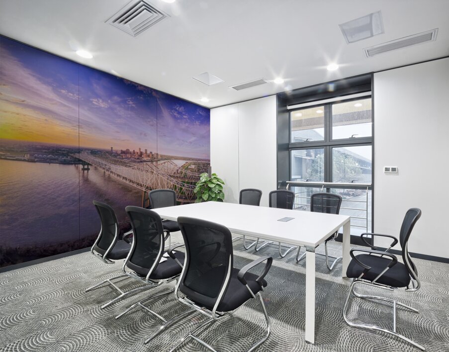 New Orleans Aerial Sunset Skyline Wall Printing