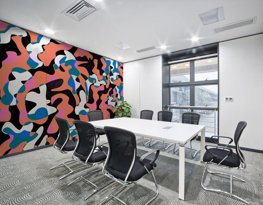 Caterpillar Wall Printing