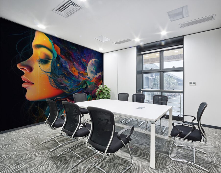 Dreaming in Colors the Awakening Wall Printing