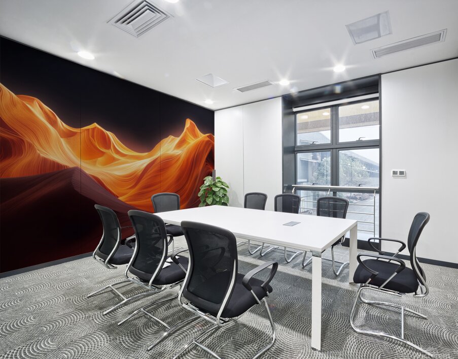 Sedona Wave Wall Printing