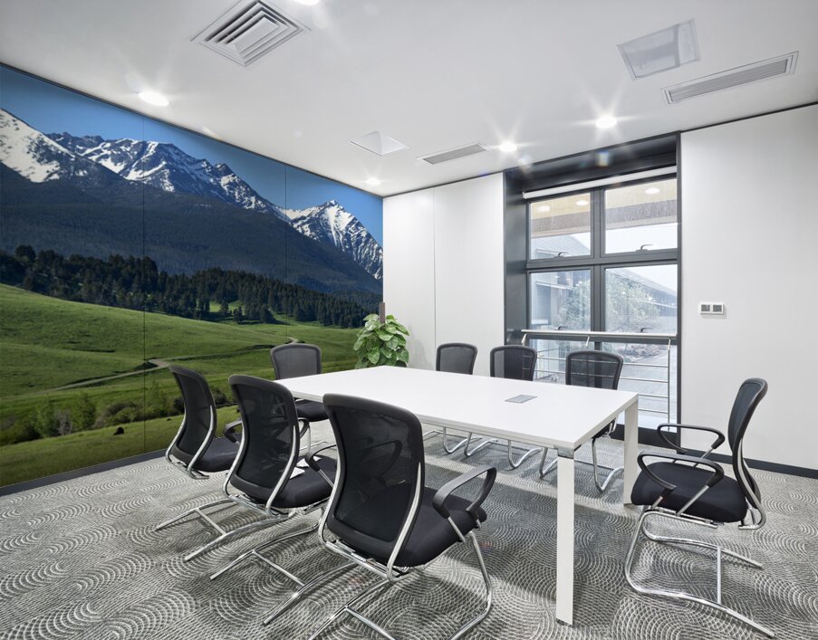 flying d spring grazing 90x30 print Wall Printing