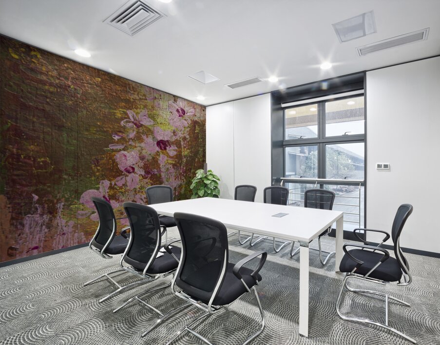 Cherry Blossom Abstract  Wall Printing