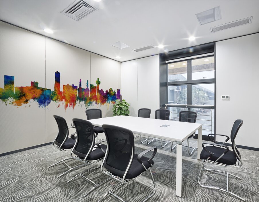 Ahmedabad India Skyline Wall Printing