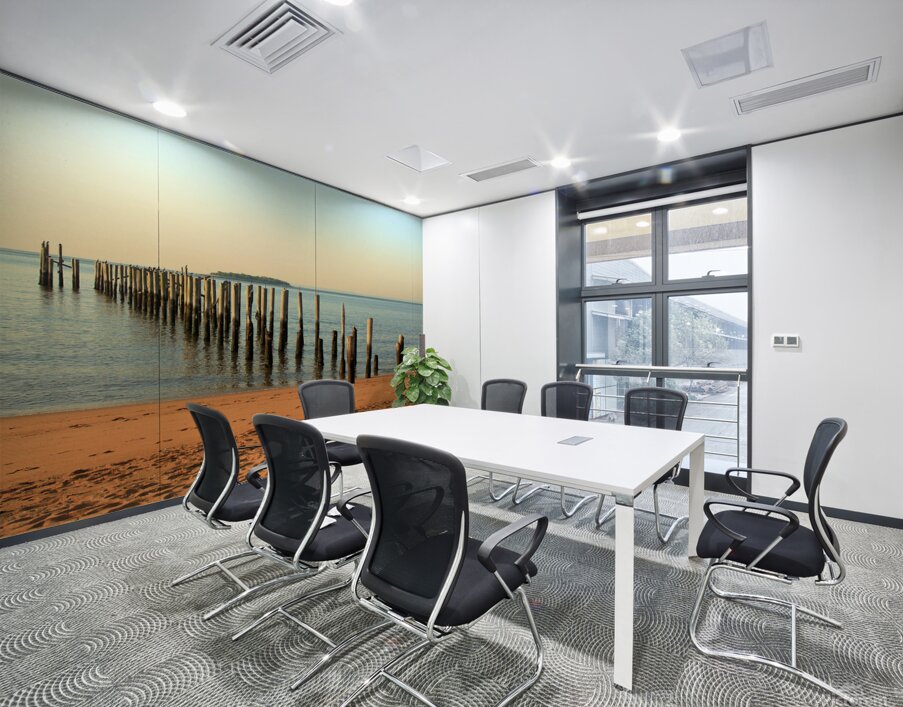 Midland Beach Morning Days Gone By Wall Printing