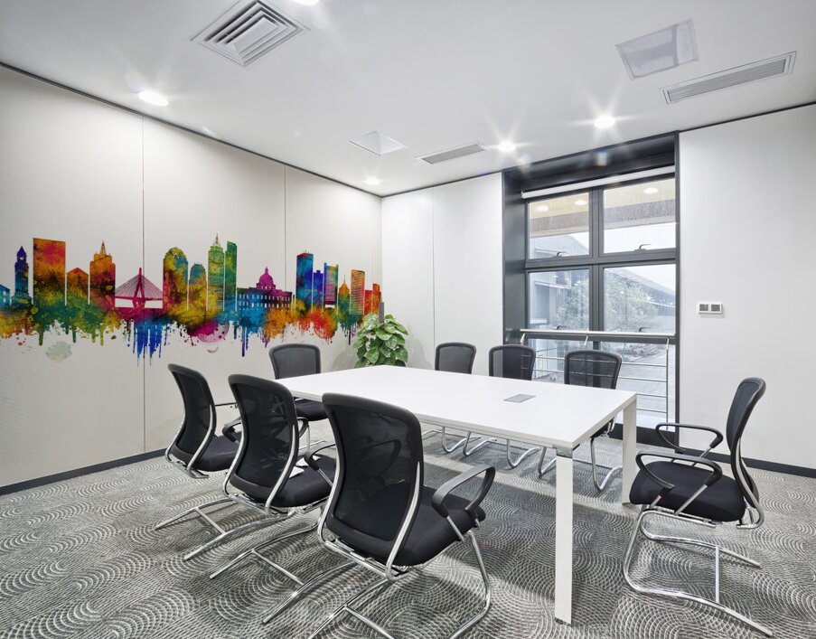 Boston Massachusetts Skyline Wall Printing