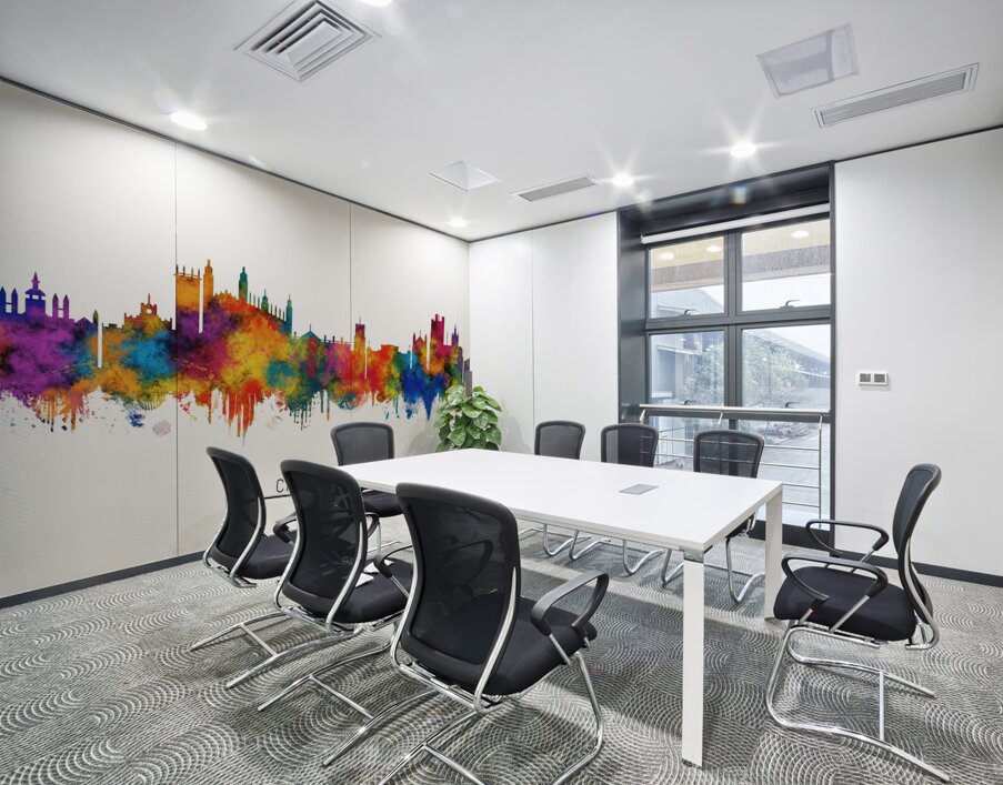 Cambridge England Skyline Wall Printing