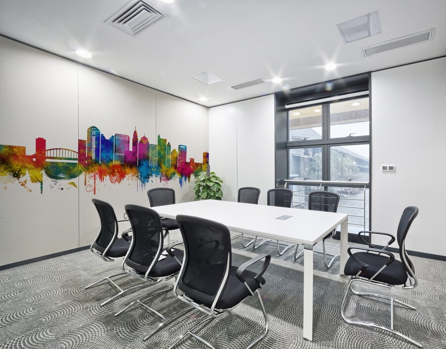 Columbus Ohio Skyline Wall Printing