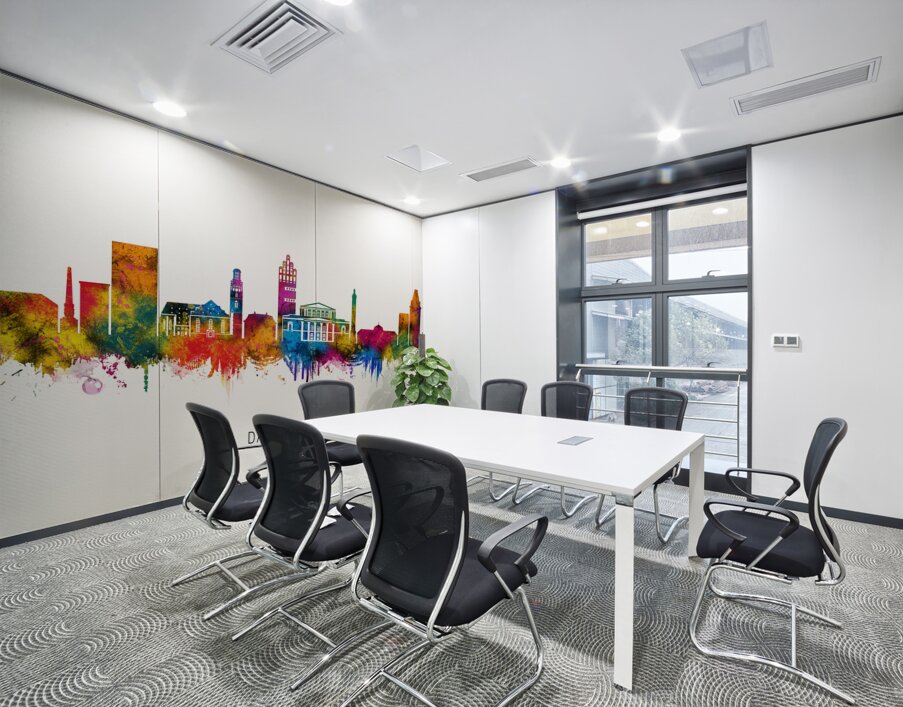 Darmstadt Germany Skyline Wall Printing