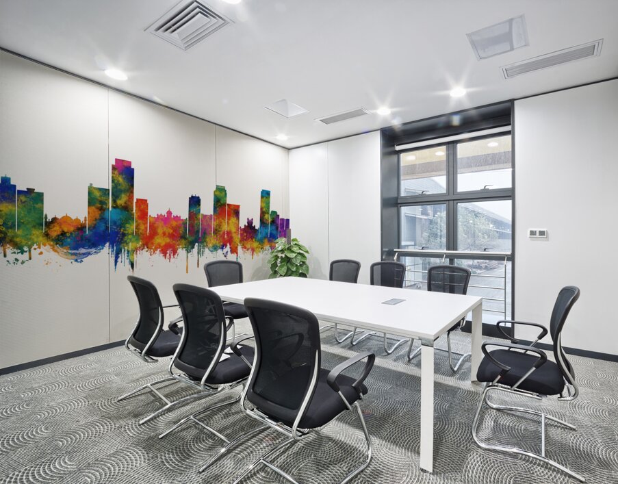 Dhaka Bangladesh Skyline Wall Printing