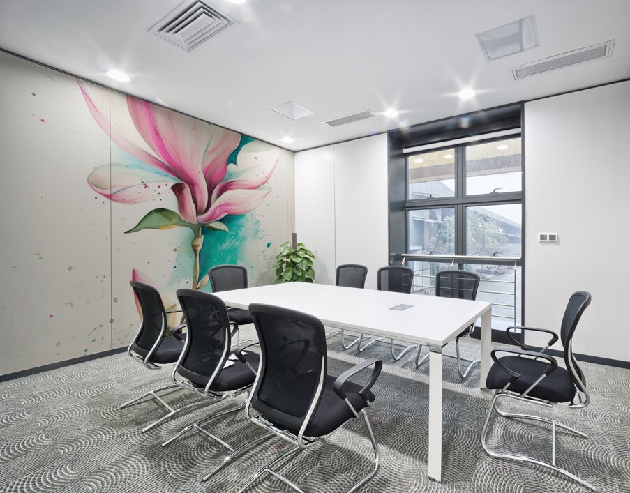 Spring Flower Wall Printing