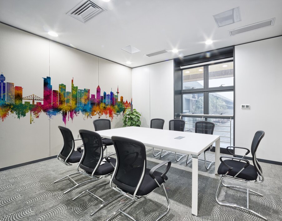 Frankfurt Germany Skyline Wall Printing