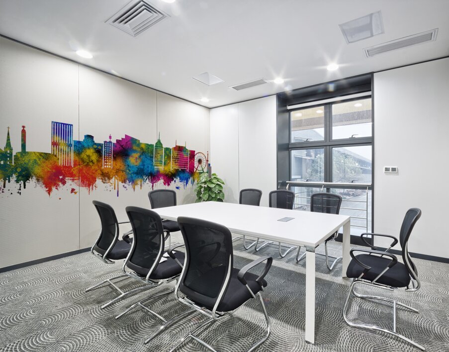 Fresno California Skyline Wall Printing