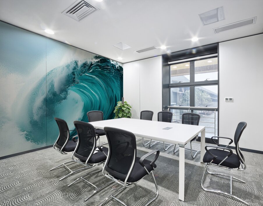 barrell wave Wall Printing