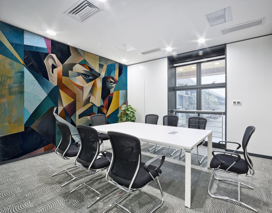 Fractured Reflection: Albert Gleizes Wall Printing