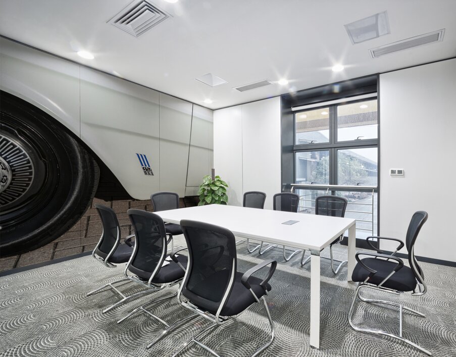 1966 White Ford Galaxie Custom 500 XL X 11 Wall Printing