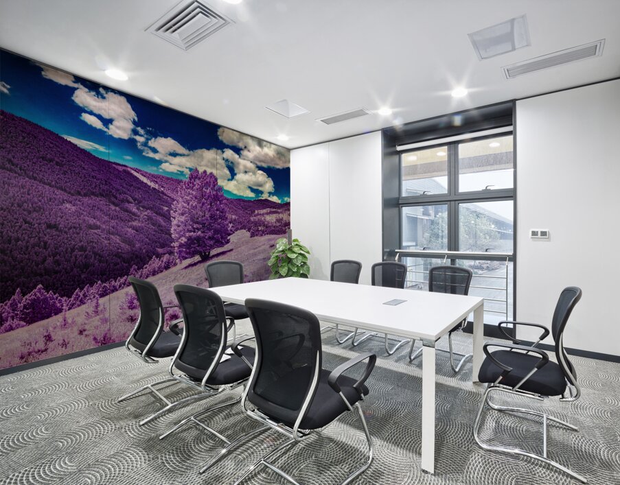 Enchanted Purple Haven: Marysville Montana Wall Printing